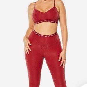 Red Sparkle Women's Bralette- Yitty